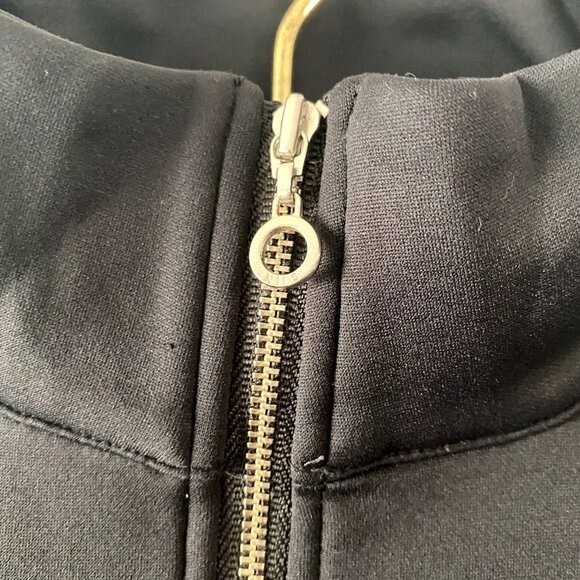 NILS Black Mock Neck Quarter Zip 1/4 Fleece S - Picture 5 of 11